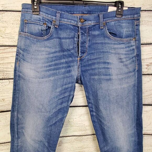 Rag & Bone Fit 1 Skinny Leg Jeans Men’s Size 36 Medium Wash Button Fly - Picture 2 of 8
